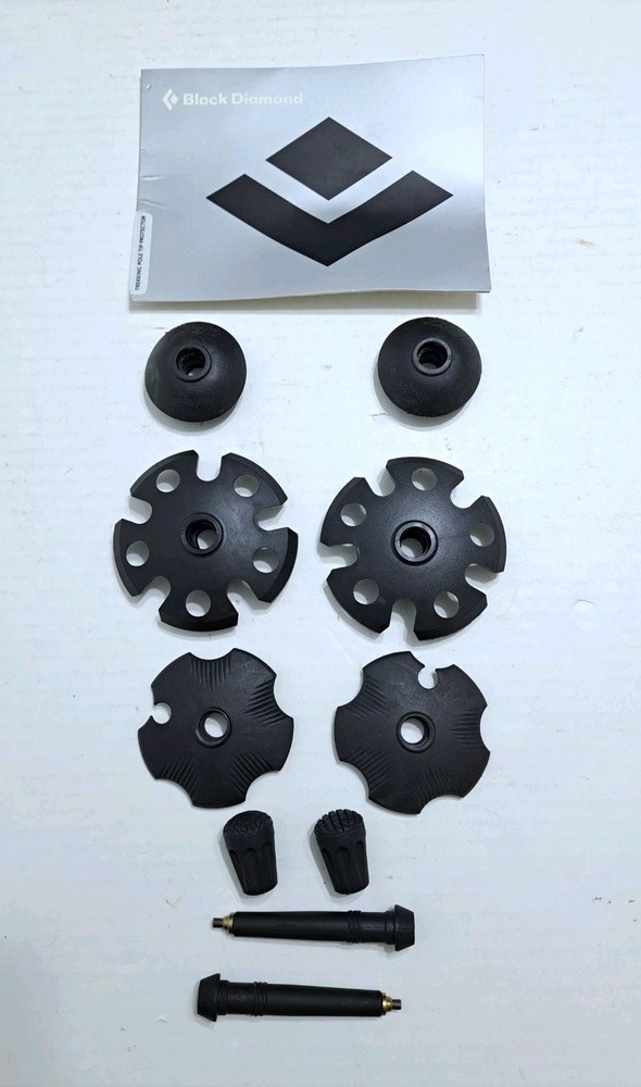 Black Diamond Trekking Pole Tip Protector Kit Set