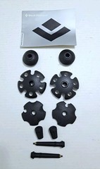Black Diamond Trekking Pole Tip Protector Kit Set