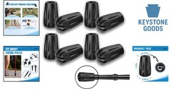 8pcs Universal Rubber Trekking Pole Tips for Black Diamond & Standard 11mm Poles