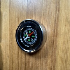 Boxed Decorative Metal Pocket Compass 2 inch in Metal Presentation Box