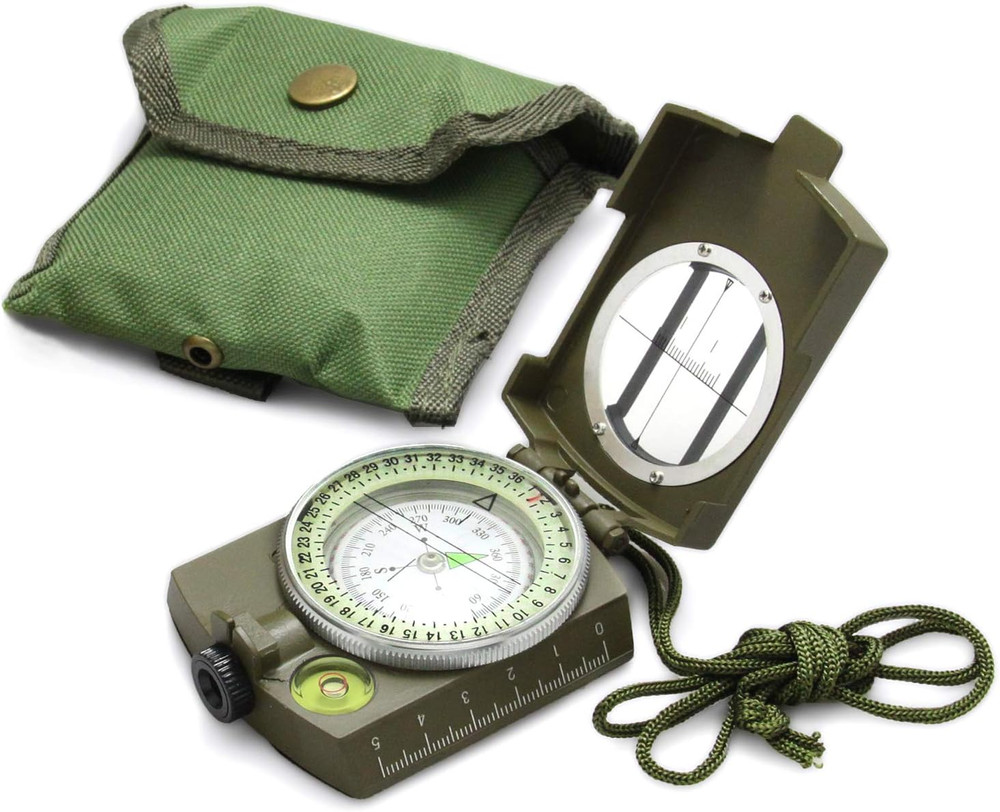 Eyeskey Multifunctional Tactical Survival Military Compass with Lanyard & Pouch