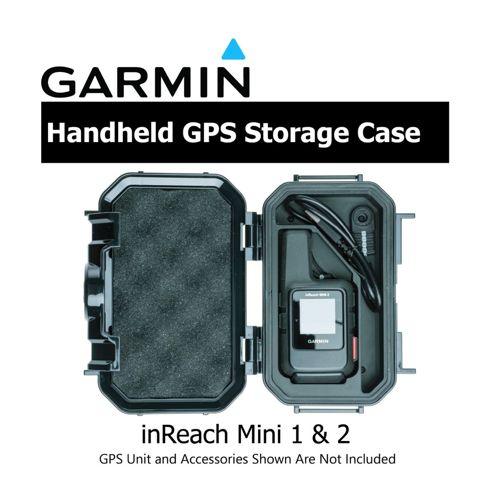 Garmin inReach Mini 1 & 2 GPS Custom Storage Carrying Rugged Case Hiking GPSMAP