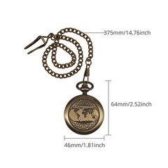 Portable Brass Compass Watch for Outdoor Camping Hiking Navigation Gift for Men