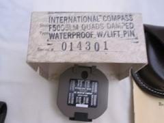 Vintage Brunton 5005LM International Pocket Transit Compass – Serial 014301 +box