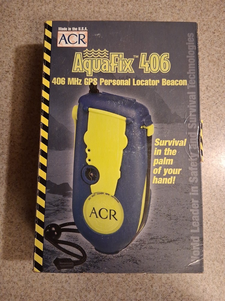 ACR Aquafix 406 Personal Locator Beacon Powers On