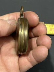 Brass Compass, Possibly Boy Scout, 1 3/4″ With Attachment For Chain, No Cover