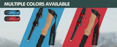 TPC 100% Carbon Fiber Hiking Poles, Telescopic Retractable Nordic Trekking