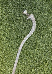 Hand Forged Walking Cane From Titanium Hip Implant One Of A Kind 15 OZ 34” Long