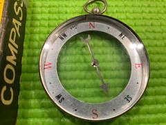 Vintage Selsi Pocket Compass No. 468/45 Made in Japan See-Through Map Reader