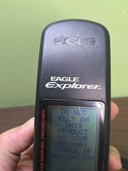 EAGLE EXPLORER GPS 12 CHANNEL, Boat Navigation, Hiking / Outdoors – Working