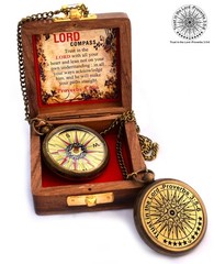 Trust in The Lord with All Your Heart Proverbs 3 56 Quote Engraved Compass wi…