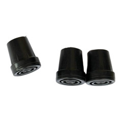 Black Plastic Anti-Slip Pad for Cane Tips 3.3cm Diameter Lightweight 15g