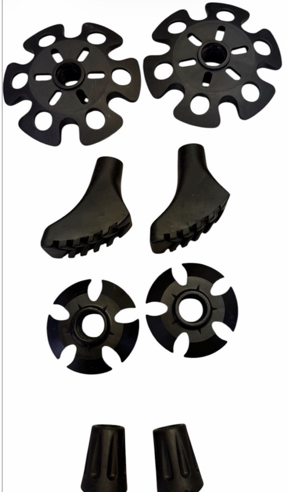 The Fit Life Hiking Pole Trekking Pole Replacement Tips for Hiking Poles ~ 8 Pcs