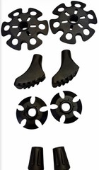 The Fit Life Hiking Pole Trekking Pole Replacement Tips for Hiking Poles ~ 8 Pcs