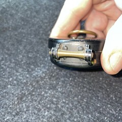 Vintage Engineer Lensatic Compass Pocket Sized Black Made Japan Hiking Hunting