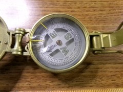 VTG 80s Engineer Directional Compass Pre-owned Unbranded Working