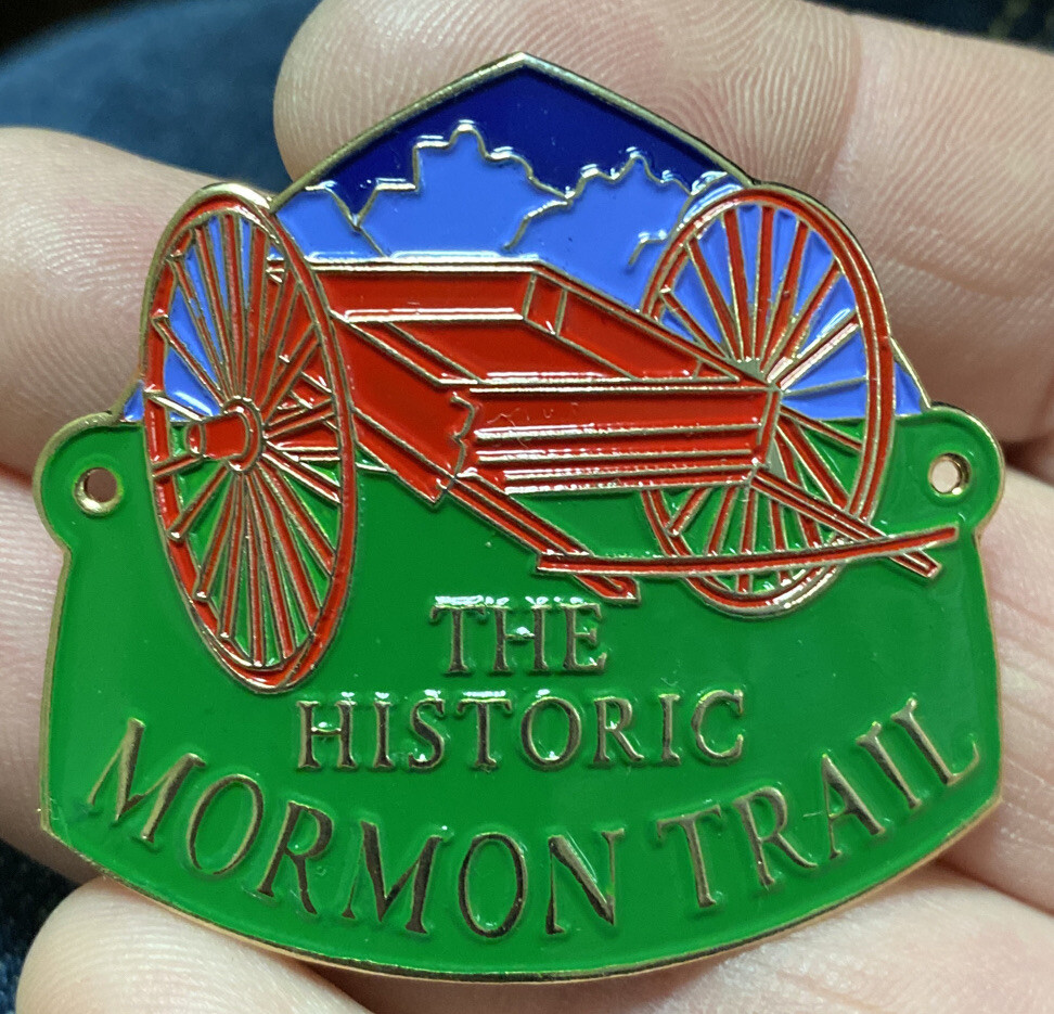 Historic Mormon Trail Hiking Staff Stick Medallion NEW