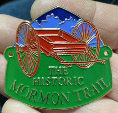 Historic Mormon Trail Hiking Staff Stick Medallion NEW