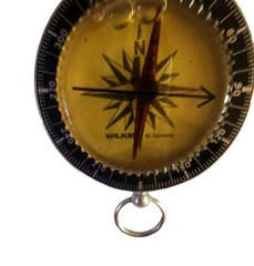 Wilkie Compass W. Germany Pocket Watch Type “For Parts Only” Liquid Fill Vintage