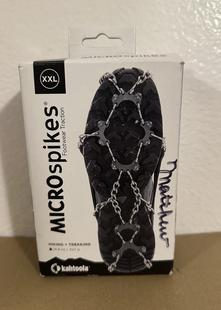 Kahtoola Microspikes Footwear Traction Snow Ice Trail Hiking Crampons Size XXL