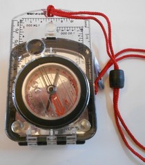 Brunton TruArc 15 COMPASS Global Needle Mirrored Baseplate USA Navigation Hiking