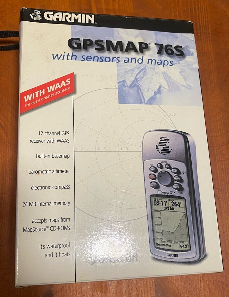Garmin GPSMAP 76S Waterproof Handheld Navigator Free Shipping