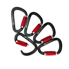 5 – 25kn Carabiners Heavy Duty Climbing Twist Gate Auto Locking Aluminum D Ring