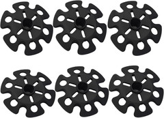6Pcs Walking Stick Tips, Replacement Rubber Tips for Walking Sticks, Trekking Po