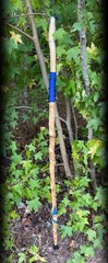 56” Vine Twisted Sweetgum Walking Stick Handmade & Finished