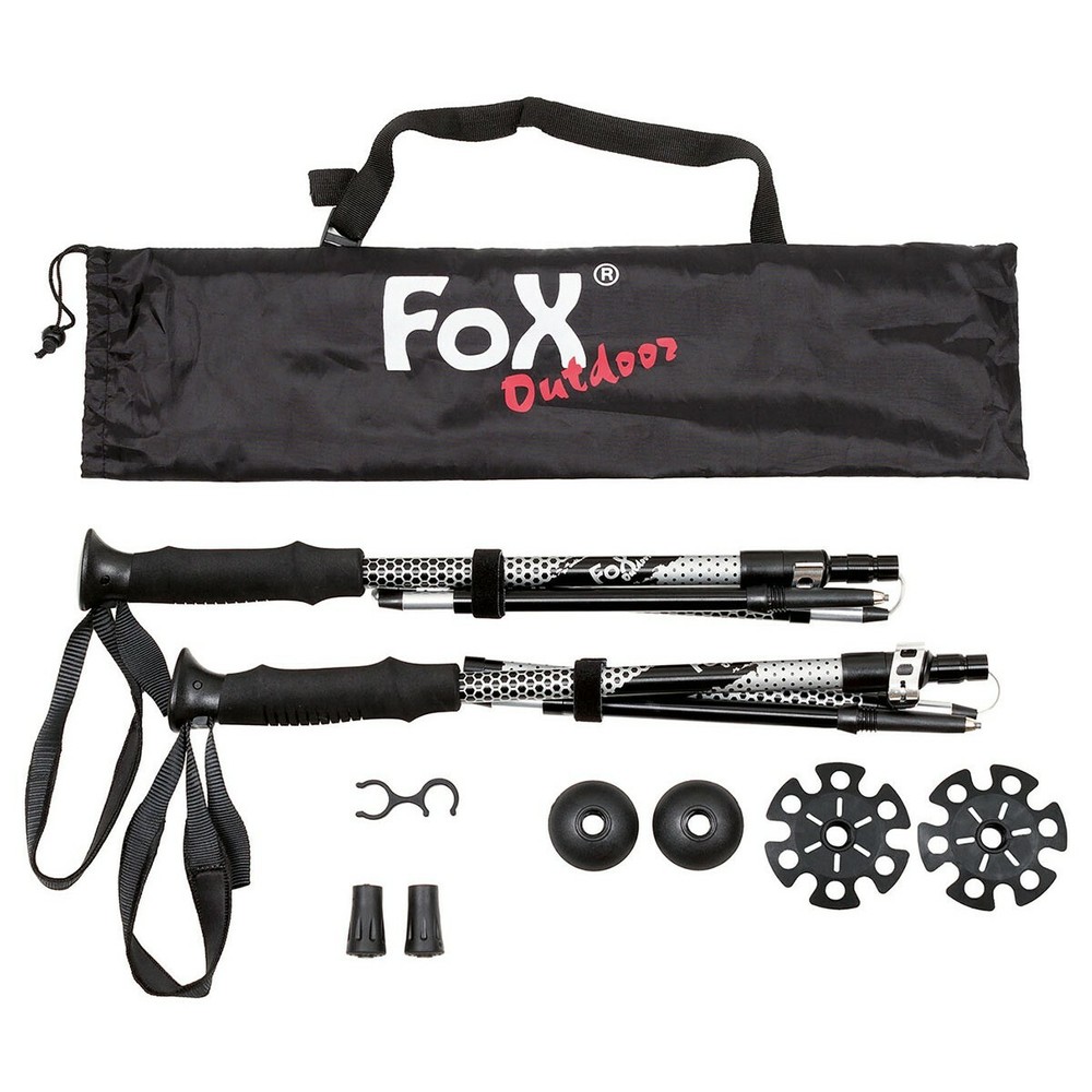 FOX OUTDOOR Haidel Folding Aluminum Hiking Poles