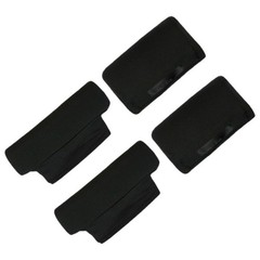 1 Set Durable Crutch Pads for Armpits Reusable Walking Stick Cushions Black