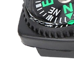 25Pcs/Pack Black Survival Bracelet Compass Umbrella Rope Accessories Outdoor