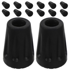 20 Pcs Anti-slip Pad for Hiking Sticks Walking Tip Cane Foot Covers