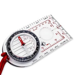 ProMap – Ultra Lightweight Baseplate Map Compass with Declination Scale –