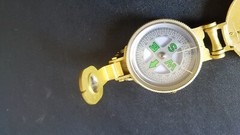 Vintage Engineer Directional Compass Copper Gold Tone Color 2″ Diameter