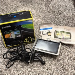 Garmin Nuvi 40LM GPS Navigator – Black and Silver device car directions