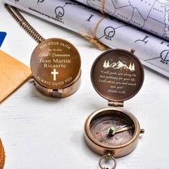 Personalized, Wedding on Accessory, Gift for Husband, Working Nautical Compass
