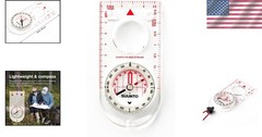 A-30 Compact Hiking Compass with Luminous Markings – Navigate with Precision