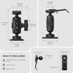 Marine & Car Adjustable Mount Compatible with Garmin Handheld – GPS System