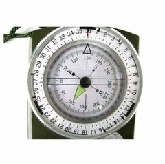 High Quality Pocket Military Army Geology Metal Compass Military Green Color