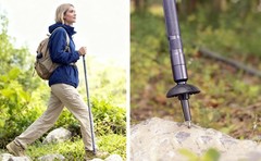 Trekking Pole Tactical Walking Stick, Multifunctional Lightweight Aircraft