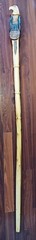 Solid Wood Walking Stick Carved Bald Eagle “HART 99″ Masterpiece! Length 68”