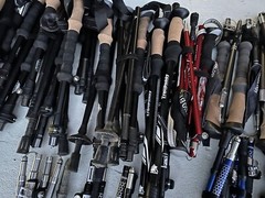Outdoor Products foldable Trekking Walking Hiking Poles Sticks. Pairs only.