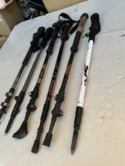 6 Assorted Outdoor Products Trekking Walking Hiking Poles Sticks.