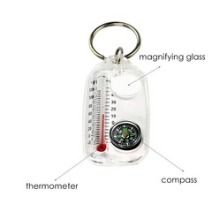 Pocket Survival Compass Mini Keychain Camping Compass Free Shipping.