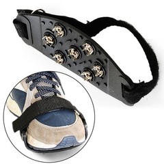 Lightweight 7 Tooth Ice Cleats Outdoor Traction for Snow and Ice Surfaces