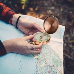 Kids Pocket Compass Navigation For Outdoor & Travel