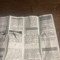 Vintage Silva Ranger Model Compass Instruction Manual Pamphlet