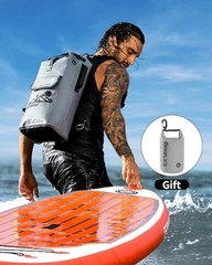 Grey Dry Bag Backpack 20L – Grey
