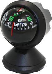 Car Compass Ball, Dash Mount Adjustable Compass Ball with Bottom Stick, Navigati